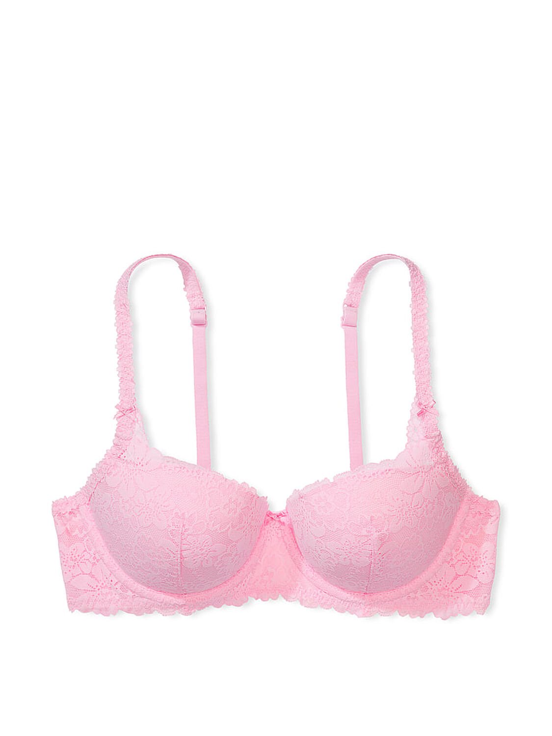 vs Pink Wink Push-Up Balconette Bra Pink Bubble 3 of 4 