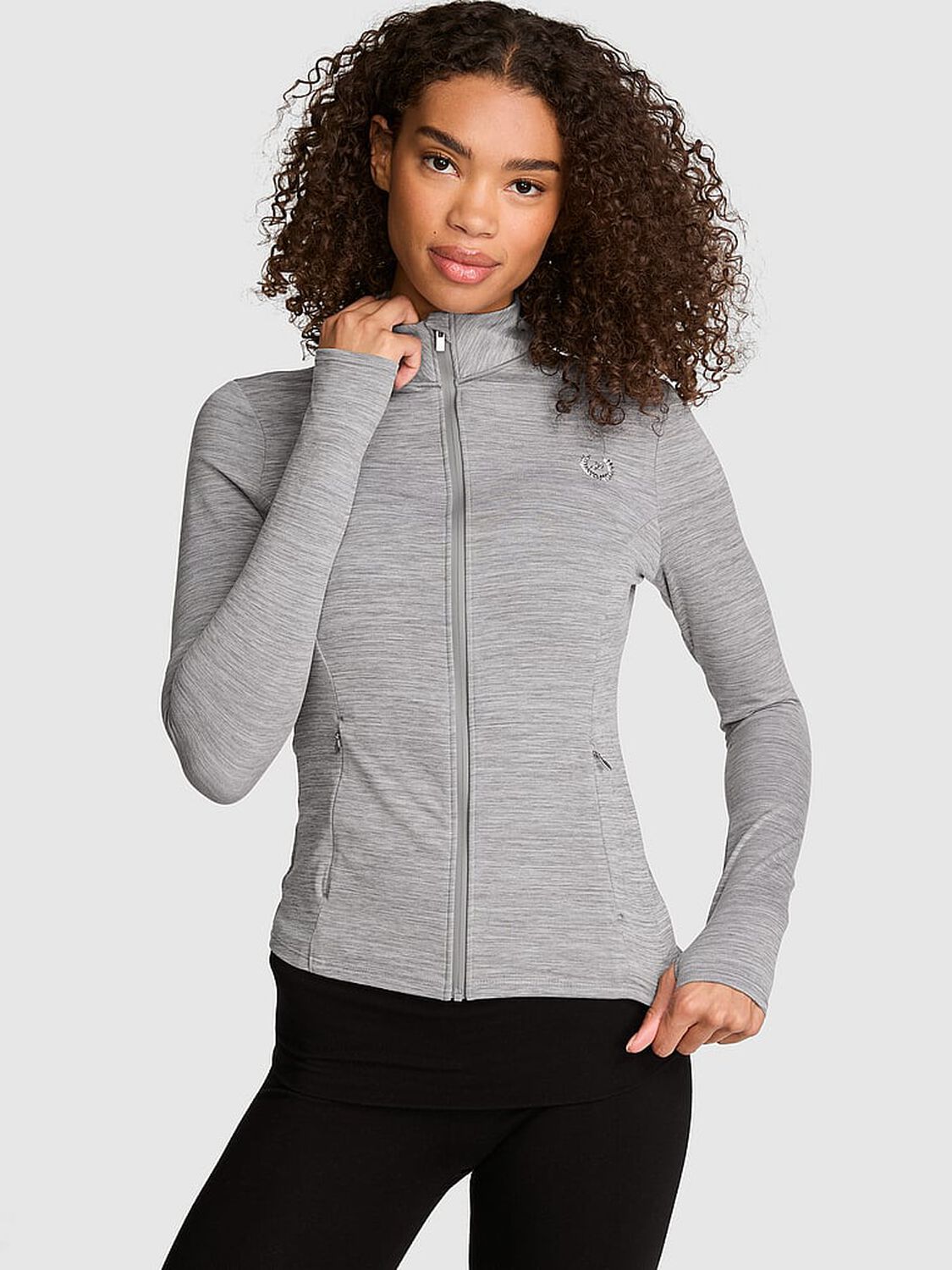 vs Pink Relay Full-Zip Jacket Night Owl Grey 1 of 3 