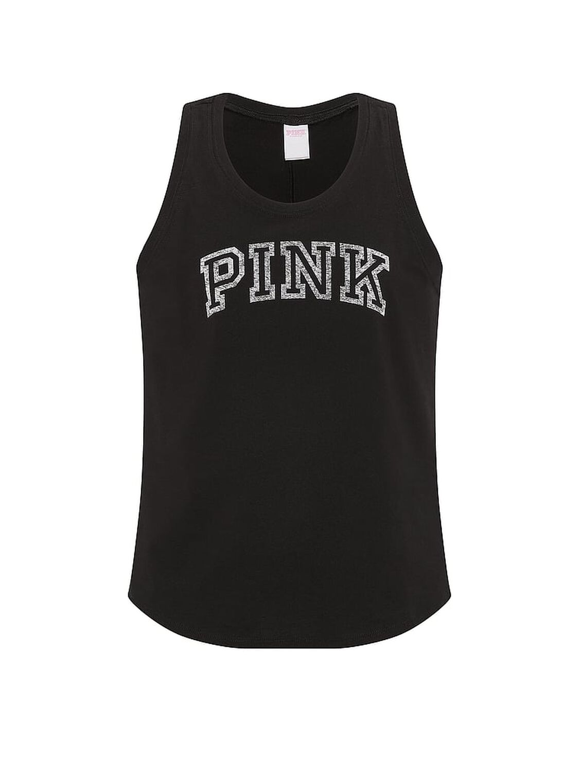 vs Pink Campus Cotton&trade; Tank Top Pure Black 3 of 3 