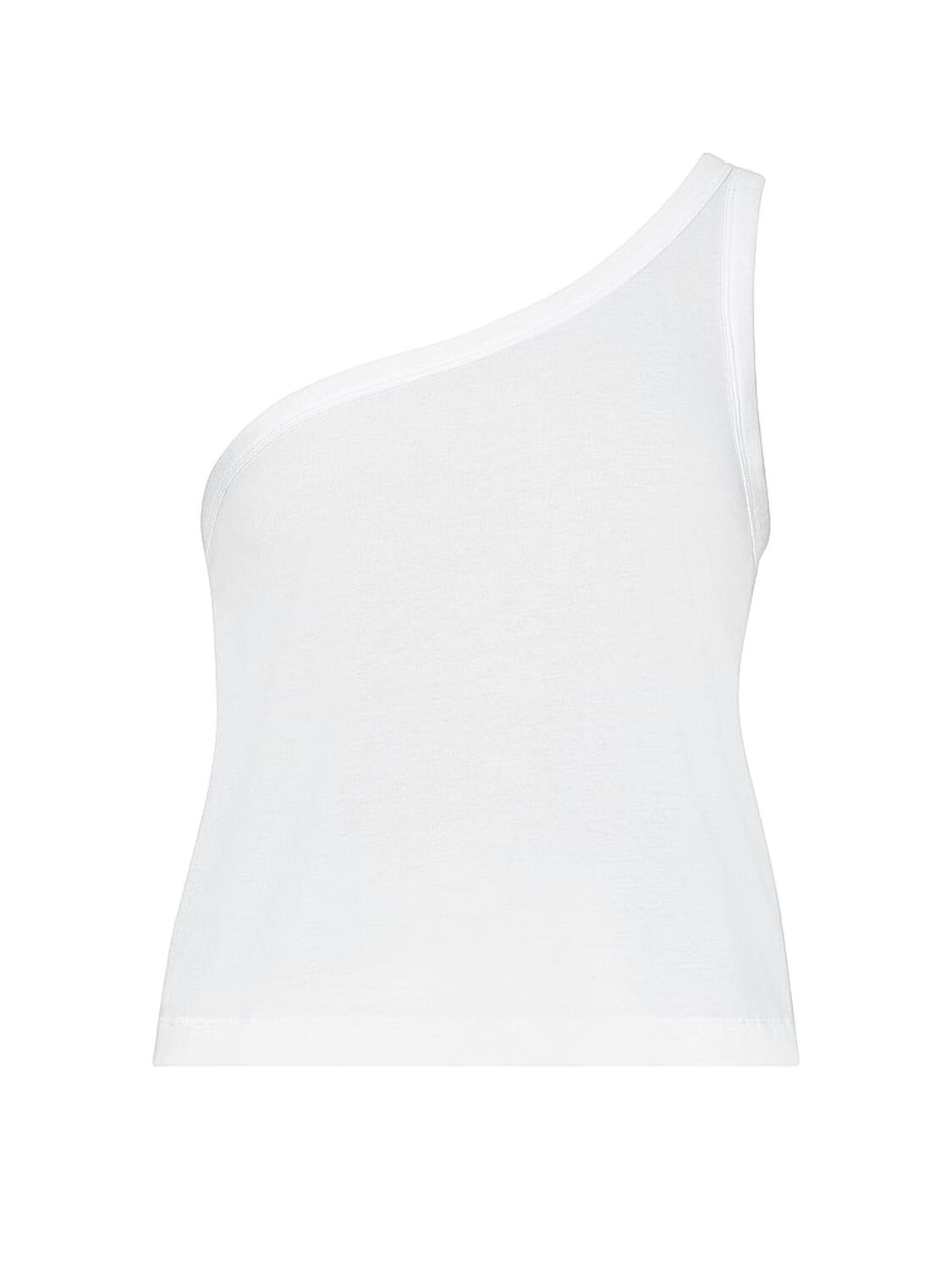 vs Pink Dream Jersey One-Shoulder Tank Top Vs White 3 of 3 