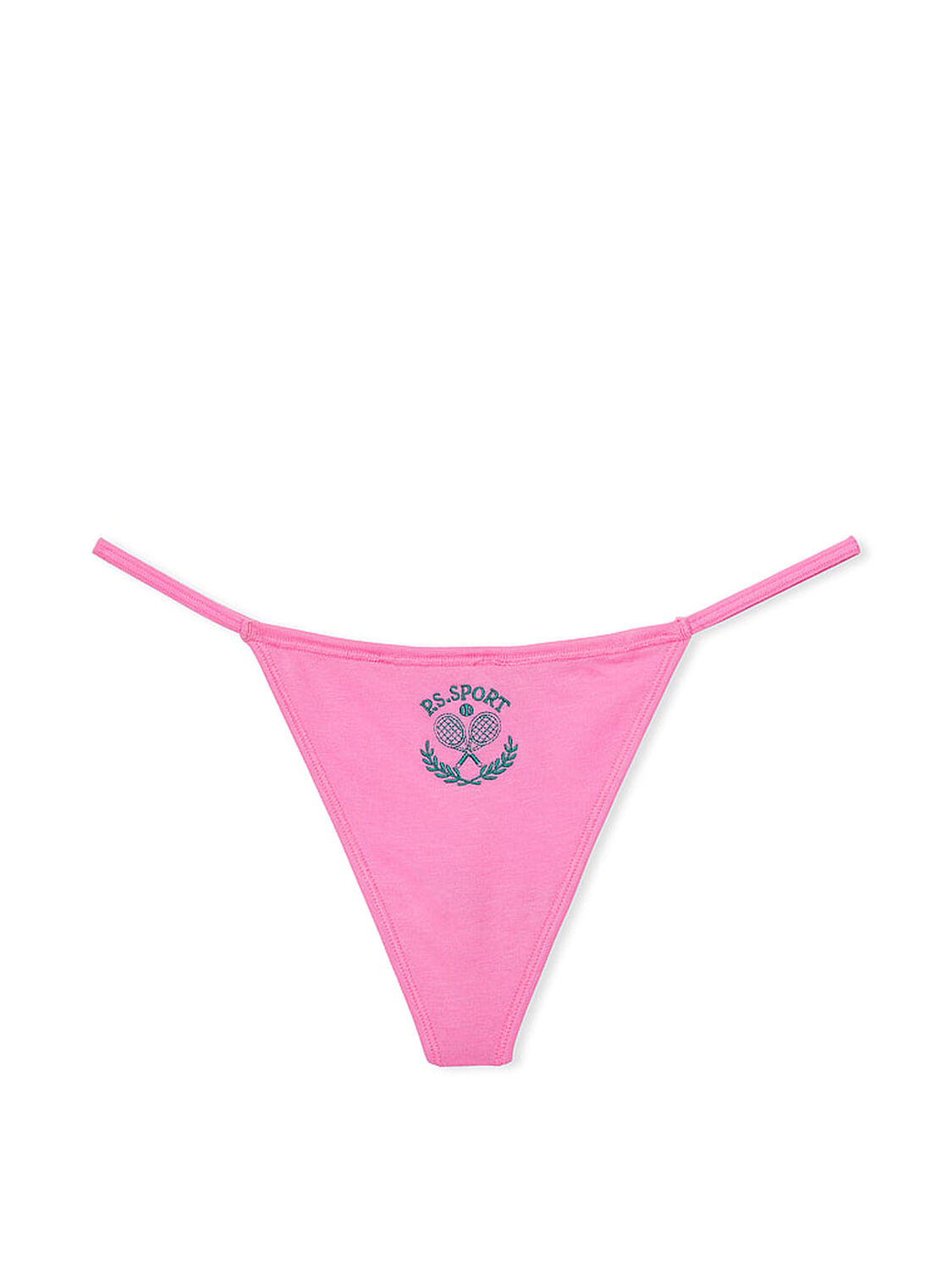 vs Pink Cotton V-String Panty 3 of 3 