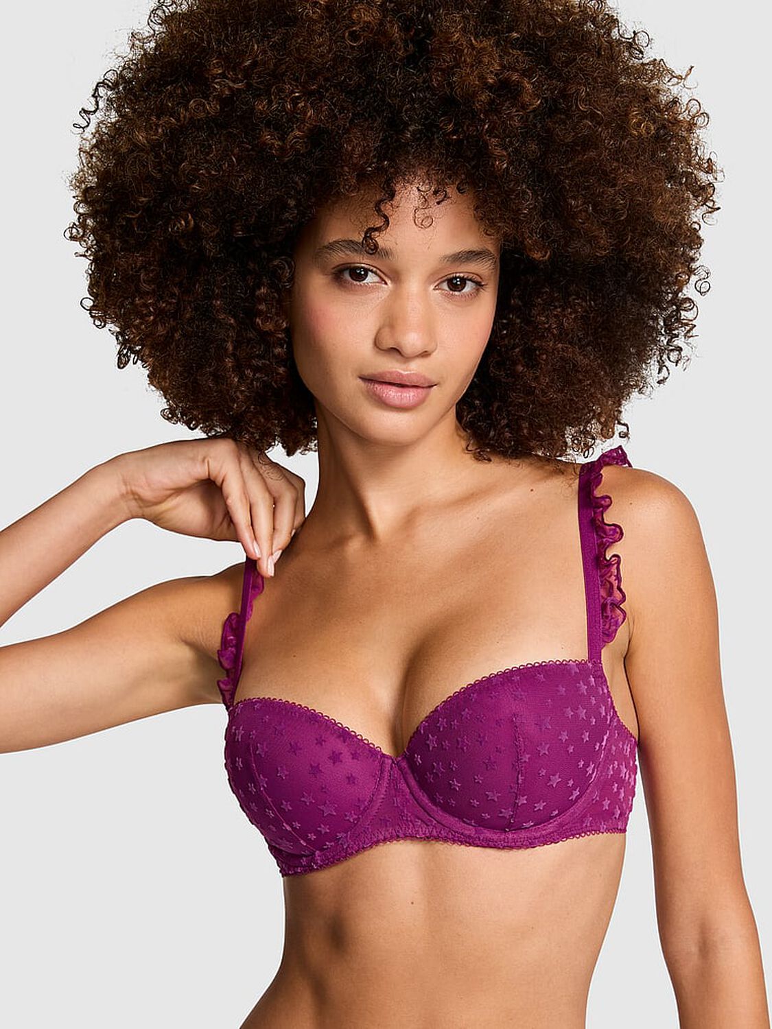 vs Pink Wink Push-Up Balconette Bra Thriller 1 of 4 