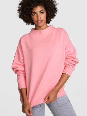 Campus Fleece&trade; Oversized Mock-Neck Sweatshirt