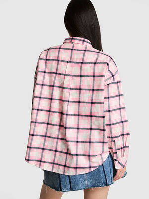 100% Cotton Favorite Flannel Button-Down Sleepshirt