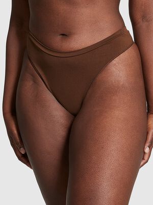 Seamless High-Leg Thong Panty