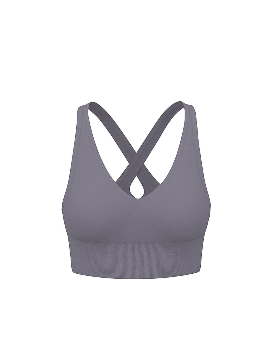 vs Pink Seamless Air Medium-Support Sports Bra Night Owl Grey 3 of 3 