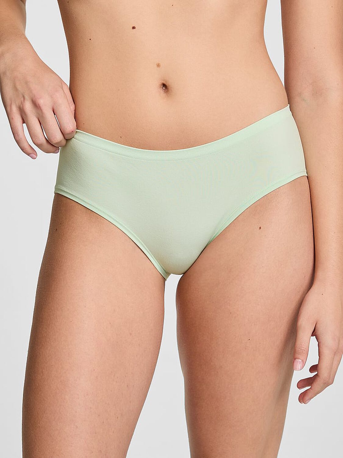 vs Pink Seamless Hiphugger Panty Mint 1 of 3 