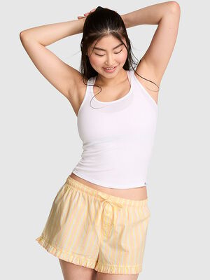 Cotton Boxy Pajama Shorts