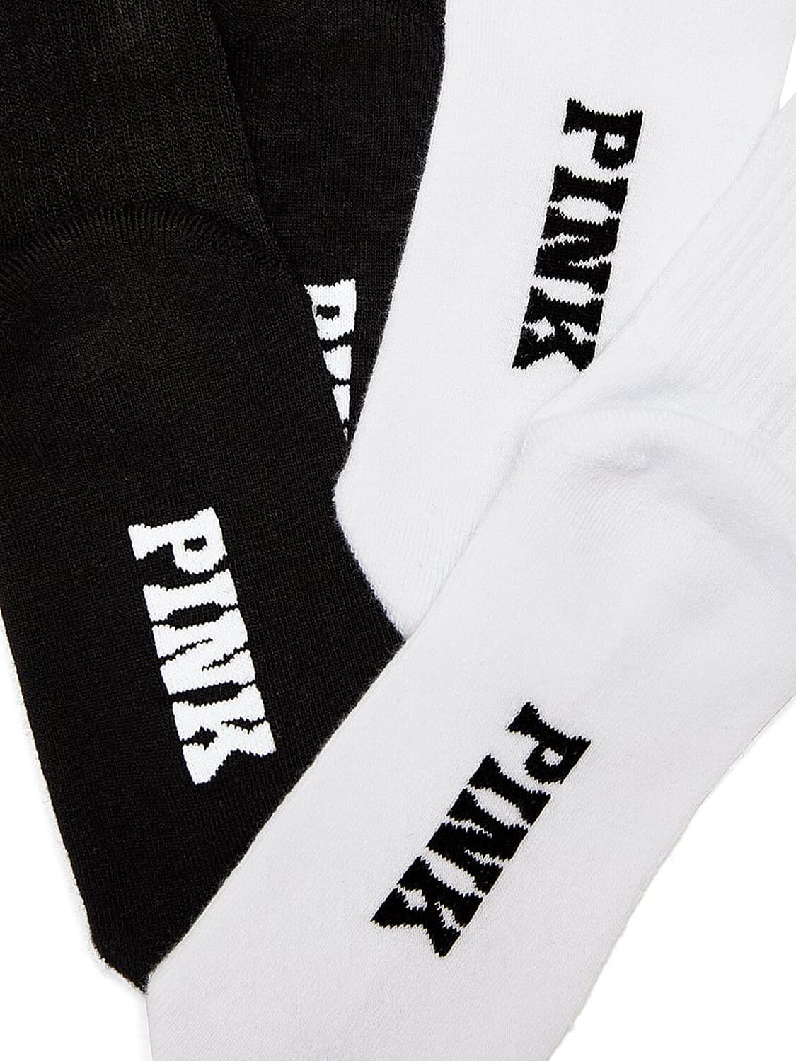 pink Pink 2-Pack Quarter Socks White/Pure Black Core Dog 2 of 2 
