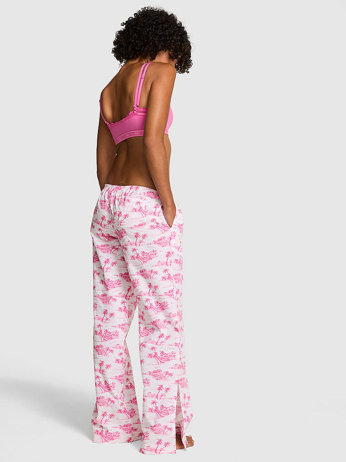 vs Pink Sweet Dreams Pajama Pants Love Me Pink Toile 2 of 3 