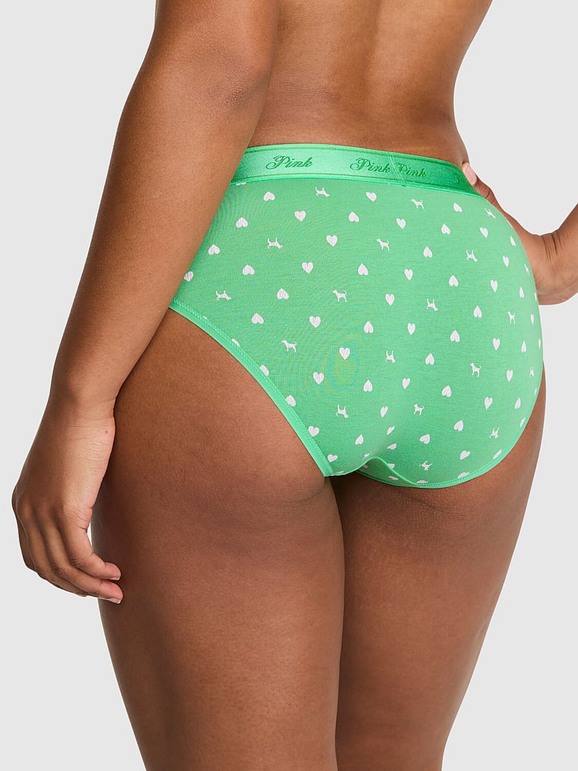 vs Pink Logo Cotton Hiphugger Panty 2 of 3 