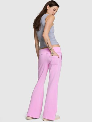Ivy Fleece Foldover Flare Sweatpants