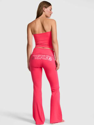 All-Day Cotton&trade; Foldover Flare Leggings