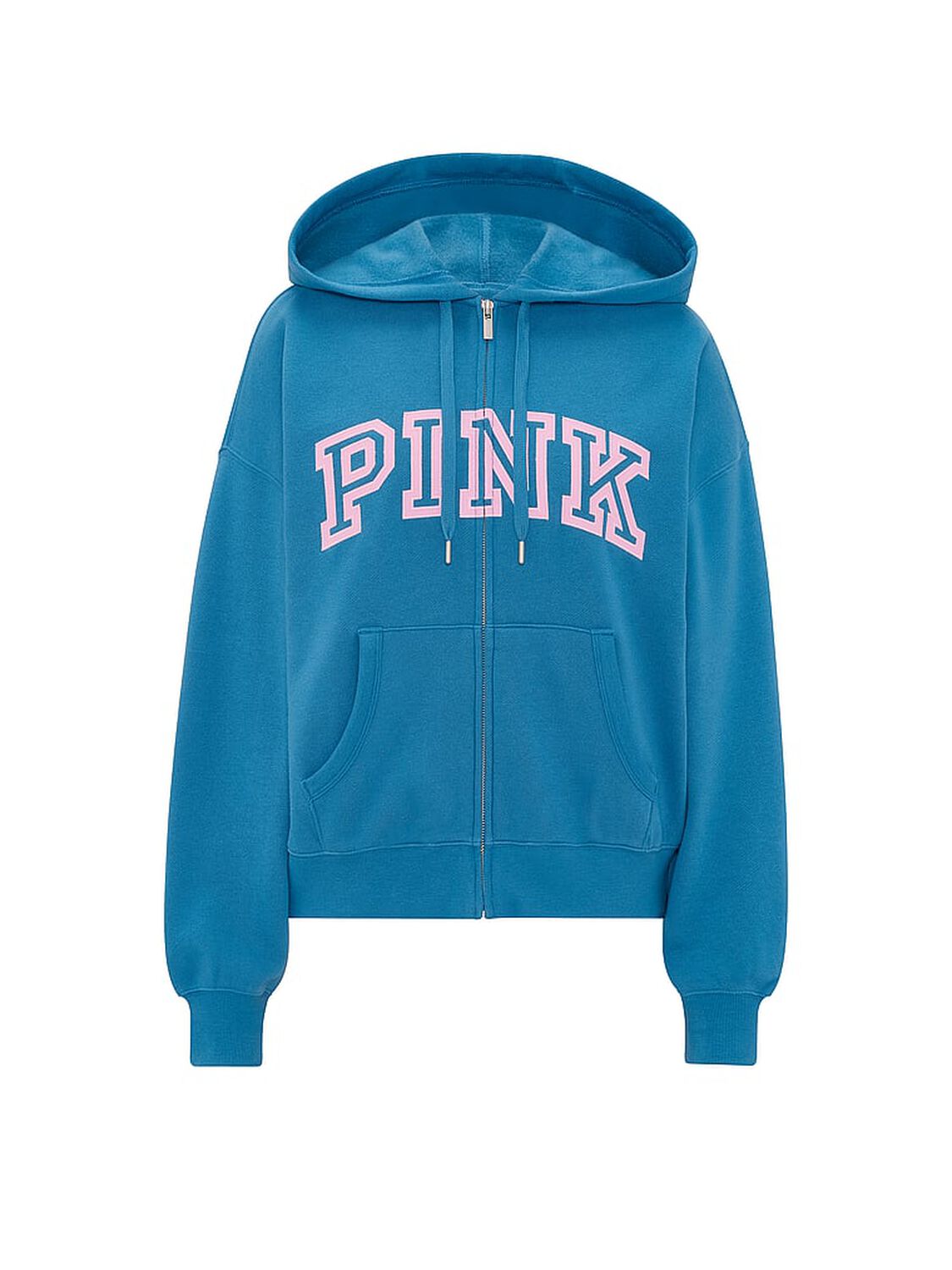 vs Pink Campus Fleece&trade; Full-Zip Hoodie Varsity Blue 3 of 4 