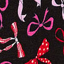 Logo Cotton Hiphugger Panty, Black Bow Print, swatch