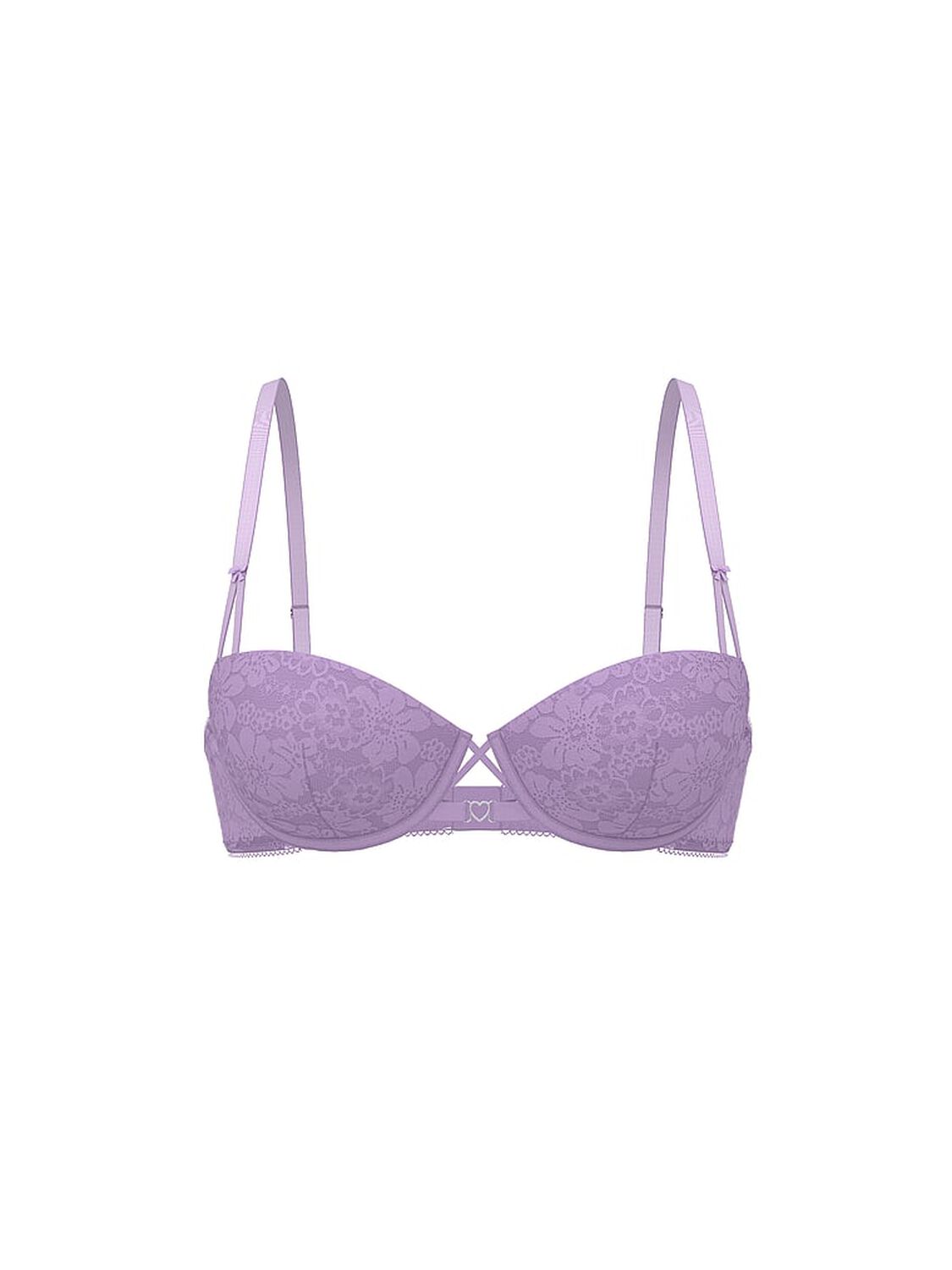 vs Pink Wink Wink Lightly Lined Balconette Bra Aster Purple 3 of 4 