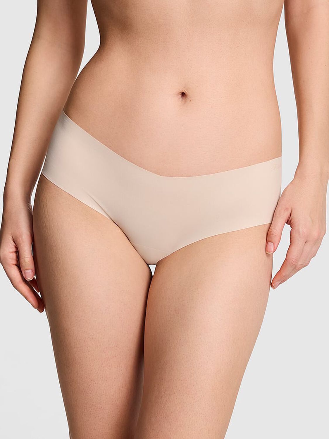 vs Pink No-Show Hiphugger Panty Marzipan 1 of 3 