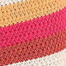 Crochet Micro Shorts, Multi Stripes, swatch