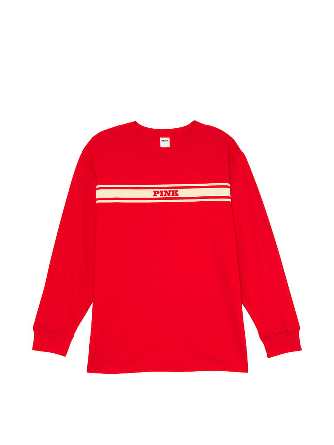 vs Pink Campus Cotton Long-Sleeve Tee 3 of 3 