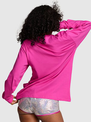 Campus Cotton Bling Long-Sleeve Tee