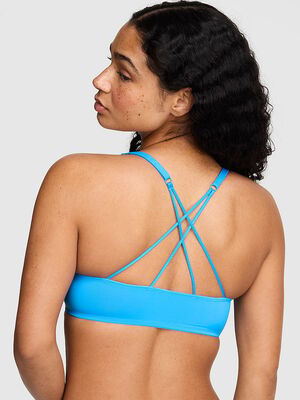 Wear Everywhere&trade; Front-Close Lightly Lined Full Coverage Strappy T-Shirt Bra