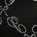 Wear Everywhere Lightly Lined Wireless Bra, Black Script Bow Print Shine, swatch