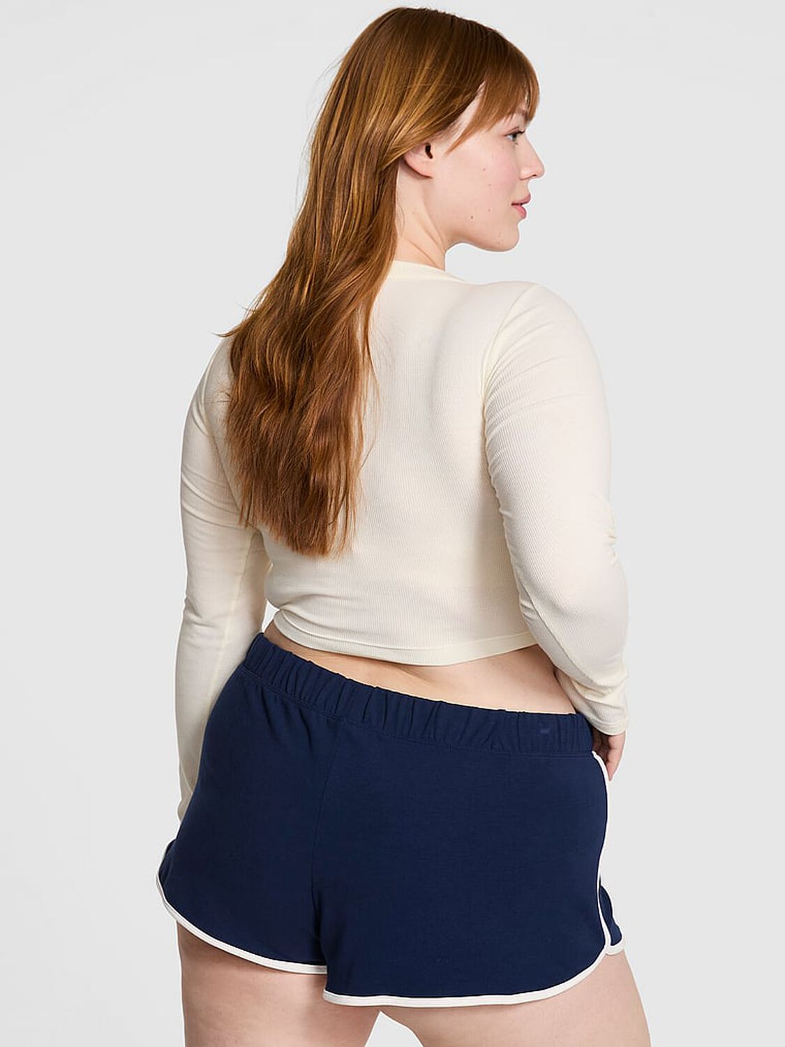 vs Pink Soft Modal Micro Shorts Noir Navy 2 of 3 