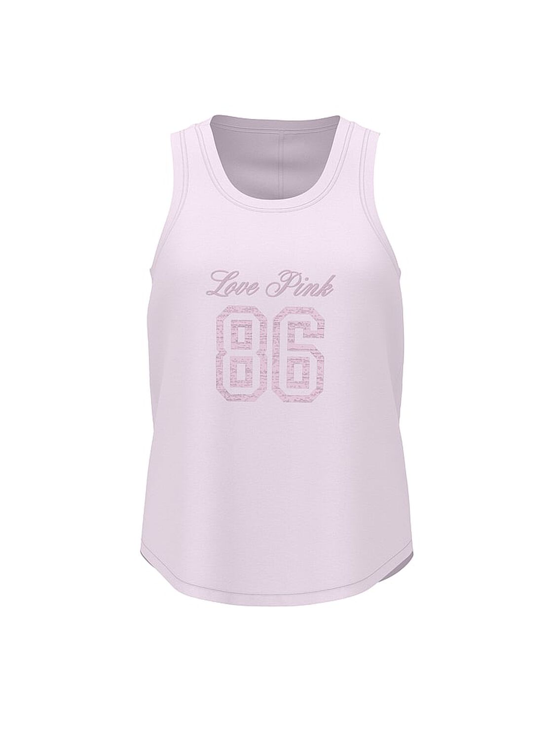 vs Pink Campus Cotton&trade; Tank Top Pink Tulip 3 of 3 