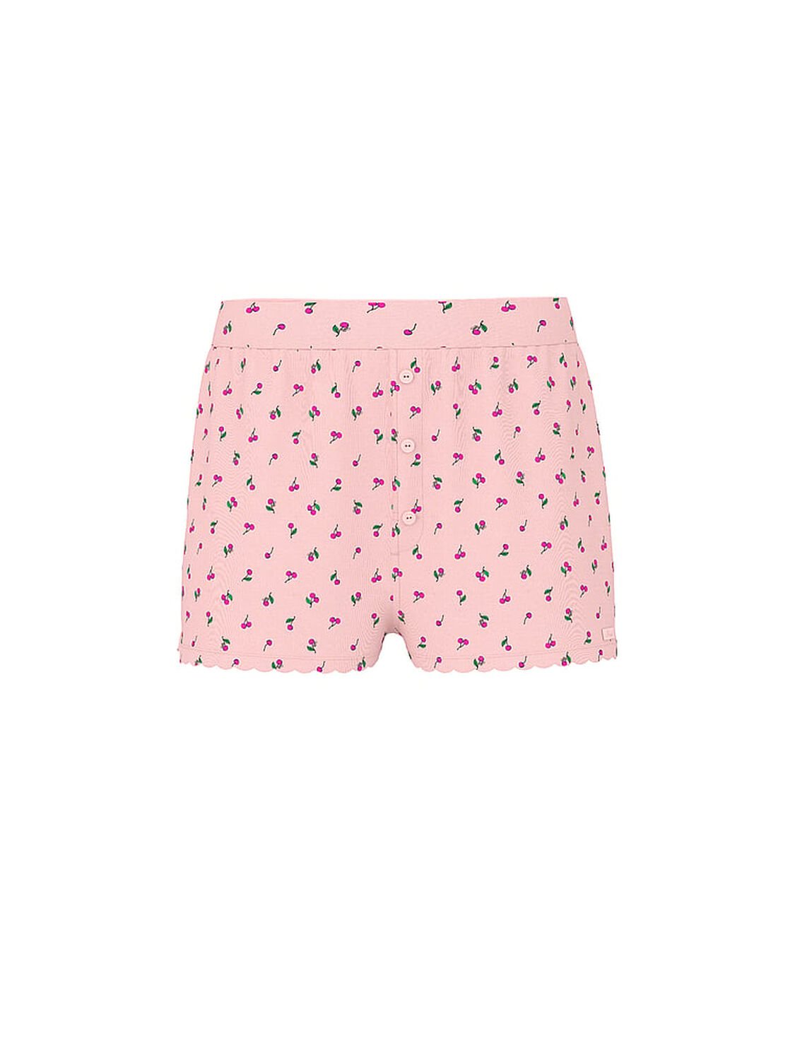 vs Pink Pointelle Boxer Shorts Print 3 of 5 