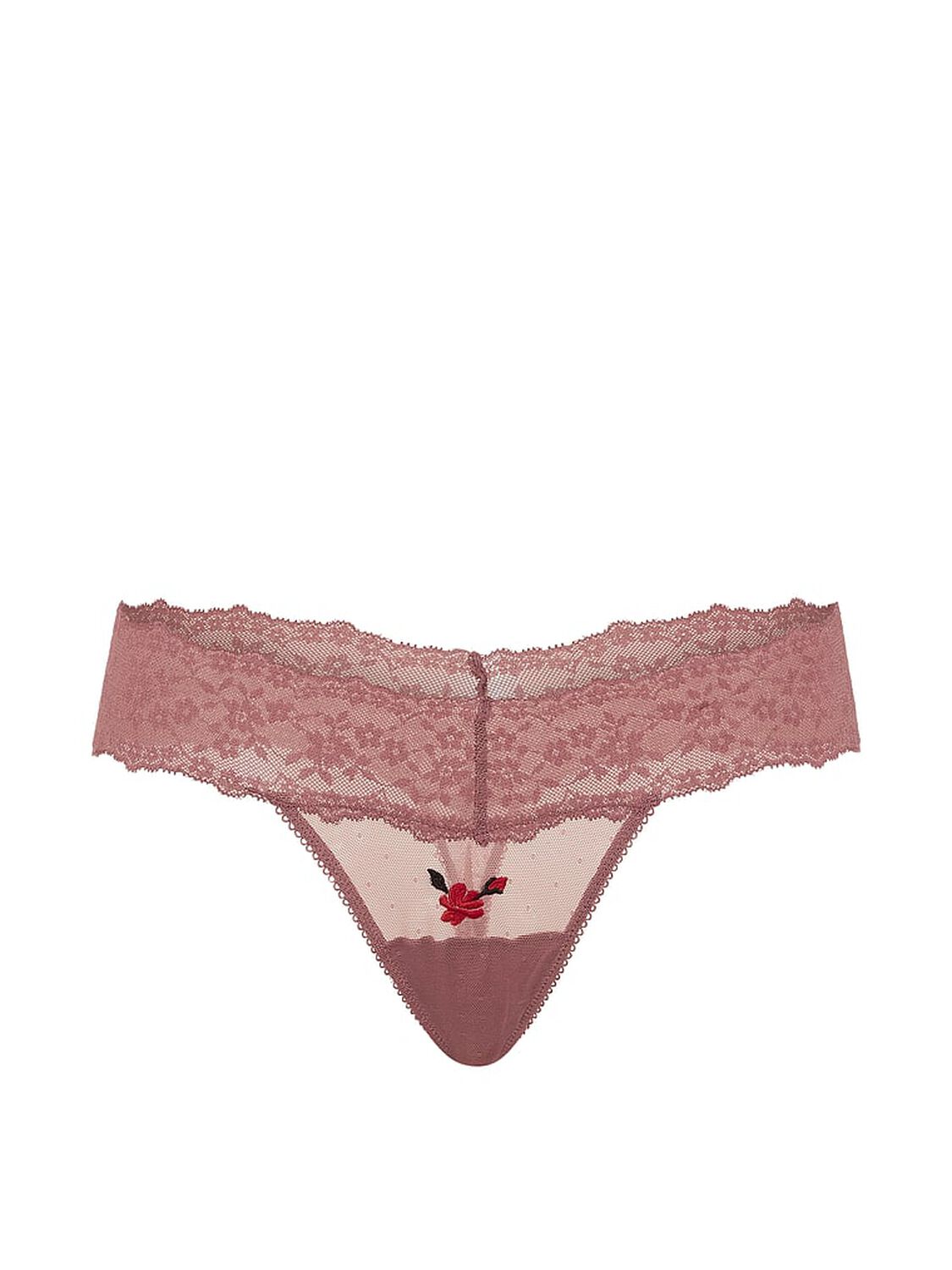 vs Pink PINK Wink&trade; Thong Panty Rose Taupe 3 of 4 