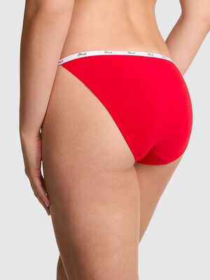 Logo Cotton String Bikini Panty