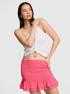 Flirty Fit Smocked Mini Skirt