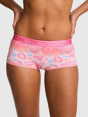 Logo Cotton Boyshort Panty