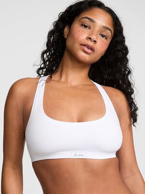 Cotton Dorm Unlined Racerback Bralette