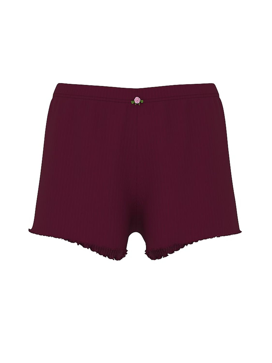 vs Pink Drop Needle Pointelle Shorts Wild Rose 3 of 3 