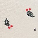 Cotton Cheeky Panty, Winter White Holly Print, swatch