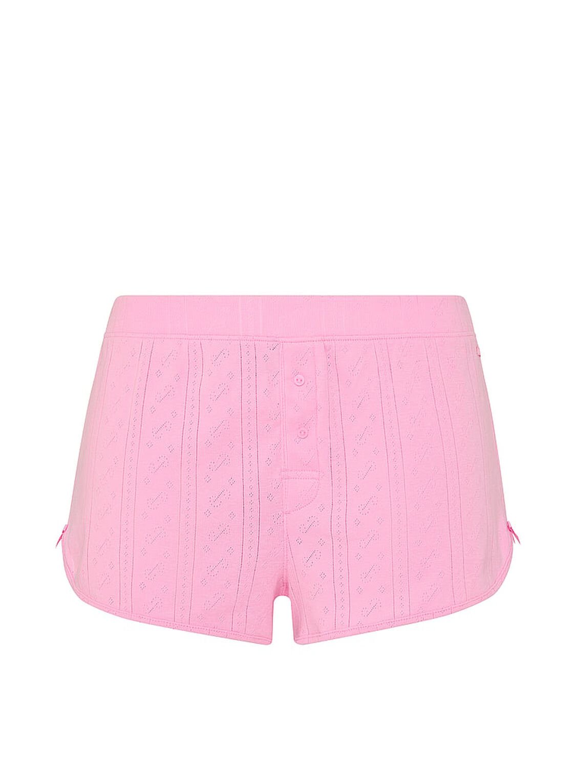 vs Pink Pointelle Bow Boxer Shorts Pink Lollipop 3 of 3 