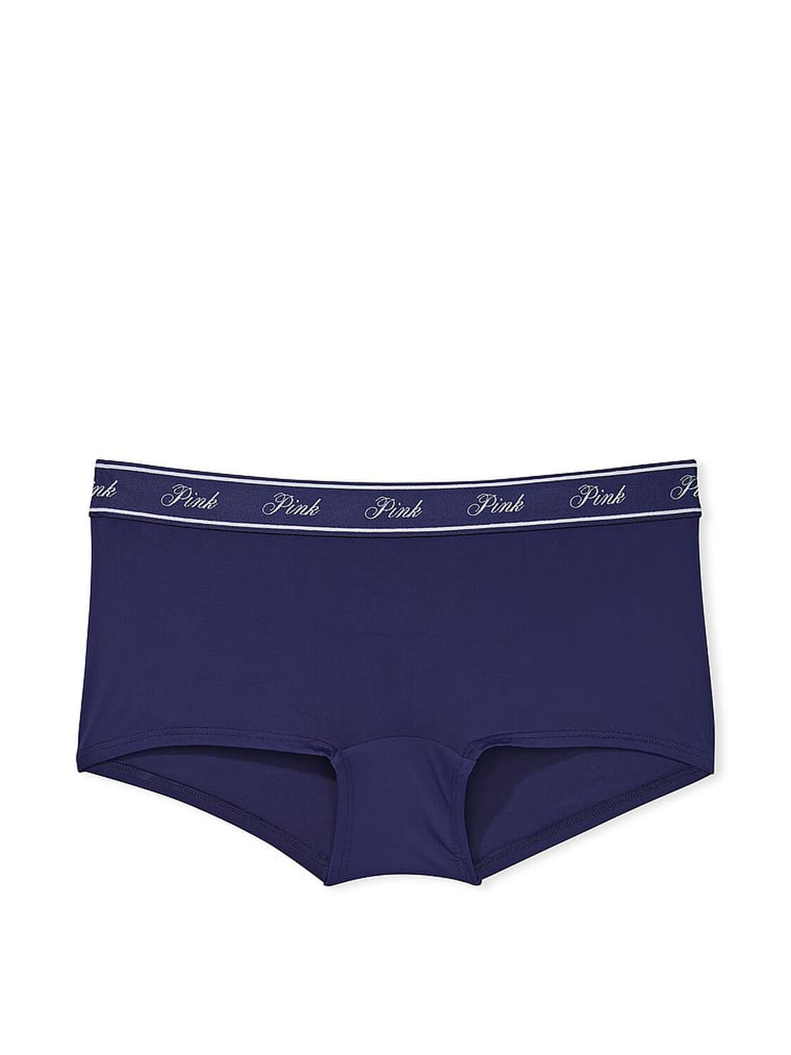 vs Pink Logo Micro Boyshort Panty Midnight Navy 3 of 3 