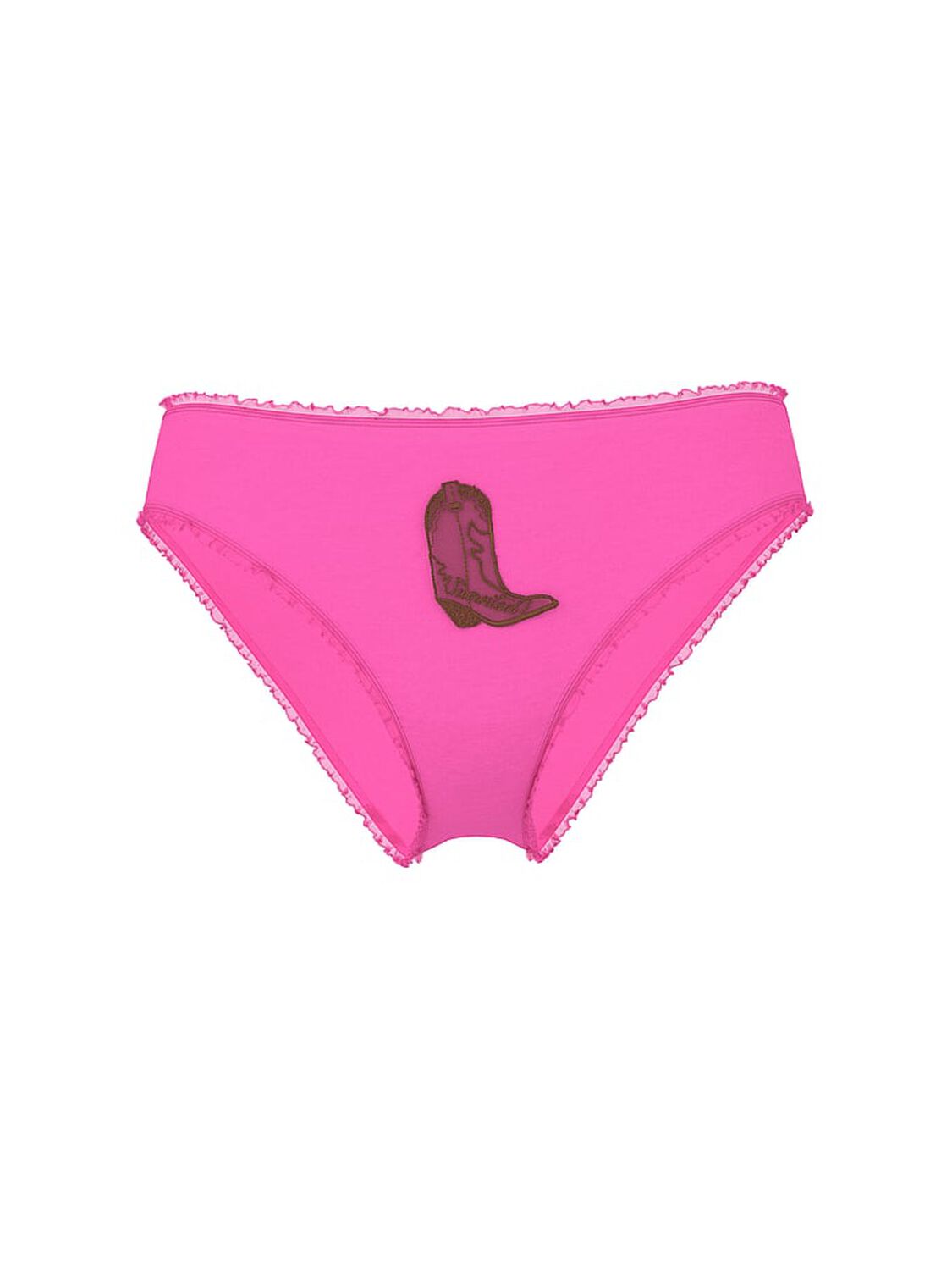 vs Pink Cotton Cheeky Panty Pink With Boot Patch 3 of 3 