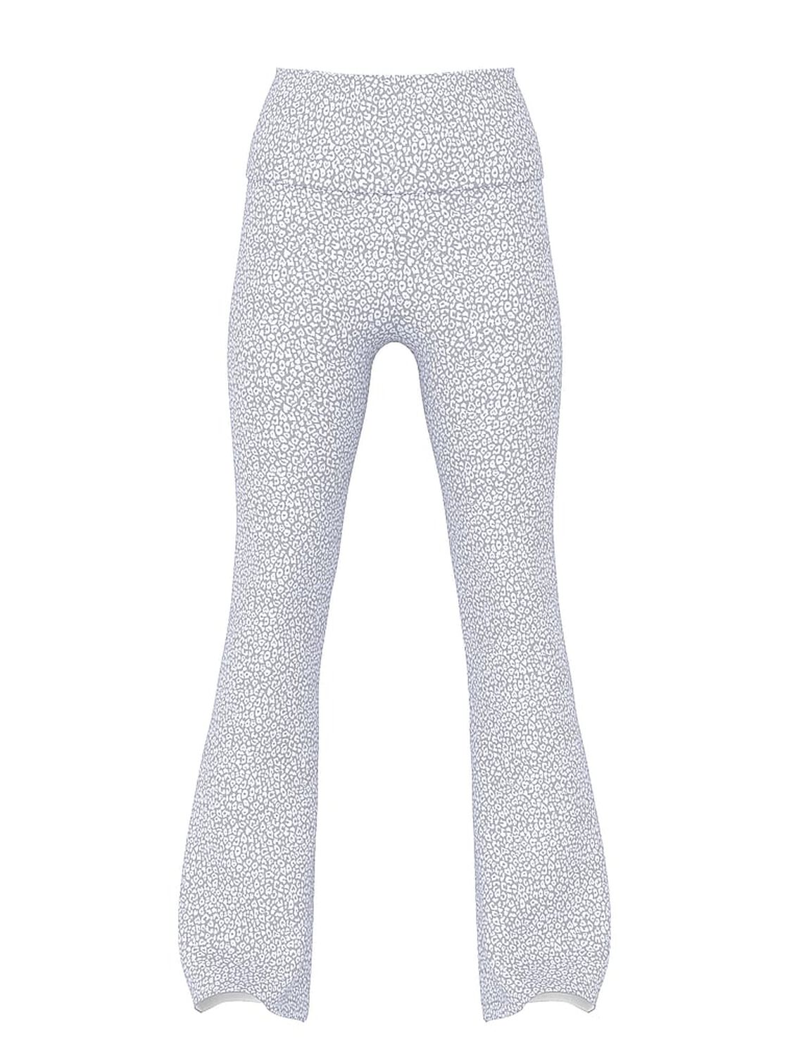 vs Pink PINK Relay&trade; Flare Leggings Dusty Lilac Leo Foil 3 of 3 