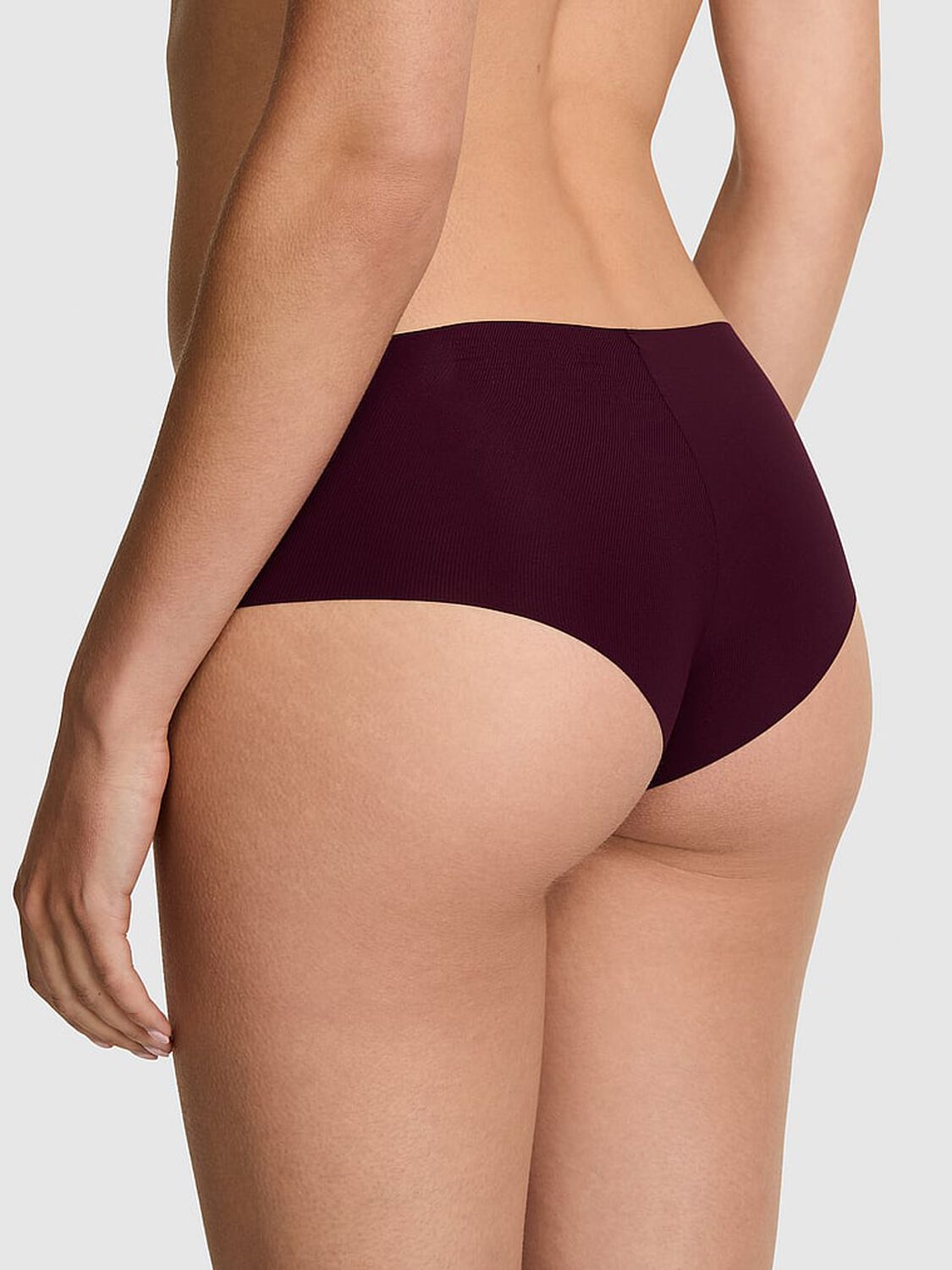 vs Pink No-Show Cheeky Panty Wild Rose 2 of 3 