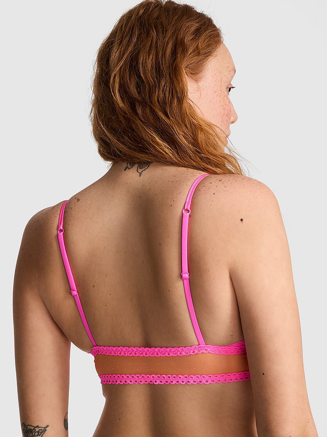 vs Pink Bralettes & Bra Tops Wink Charmed Fruit Triangle Bralette Vitamin C W Radiant Rose 1 of 2 