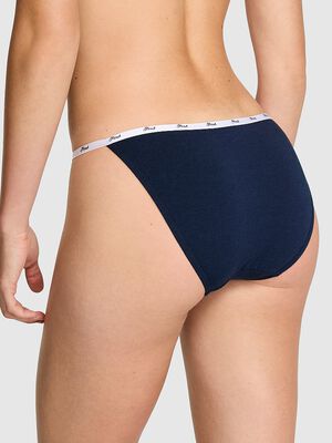 Logo Cotton String Bikini Panty