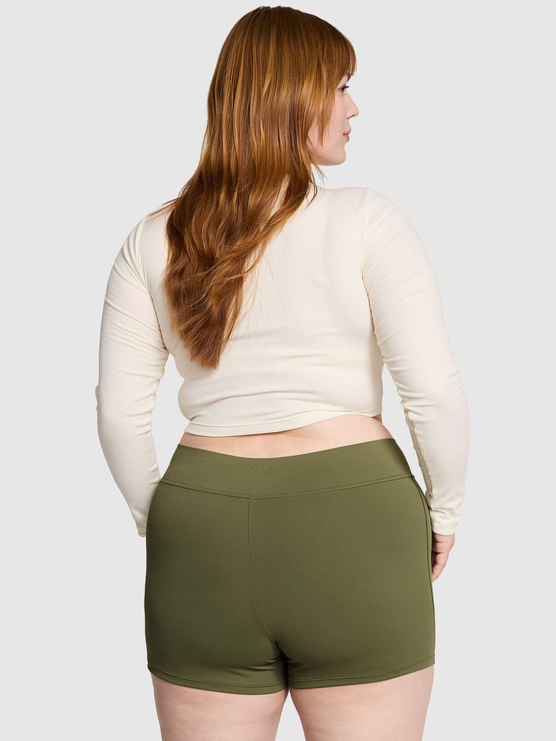 vs Pink Relay Micro Bike Shorts Olive Shade 2 of 2 