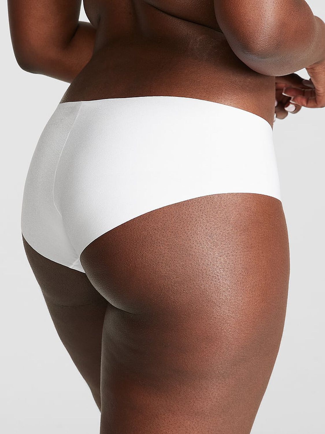 vs Pink No-Show Hiphugger Panty White 2 of 3 