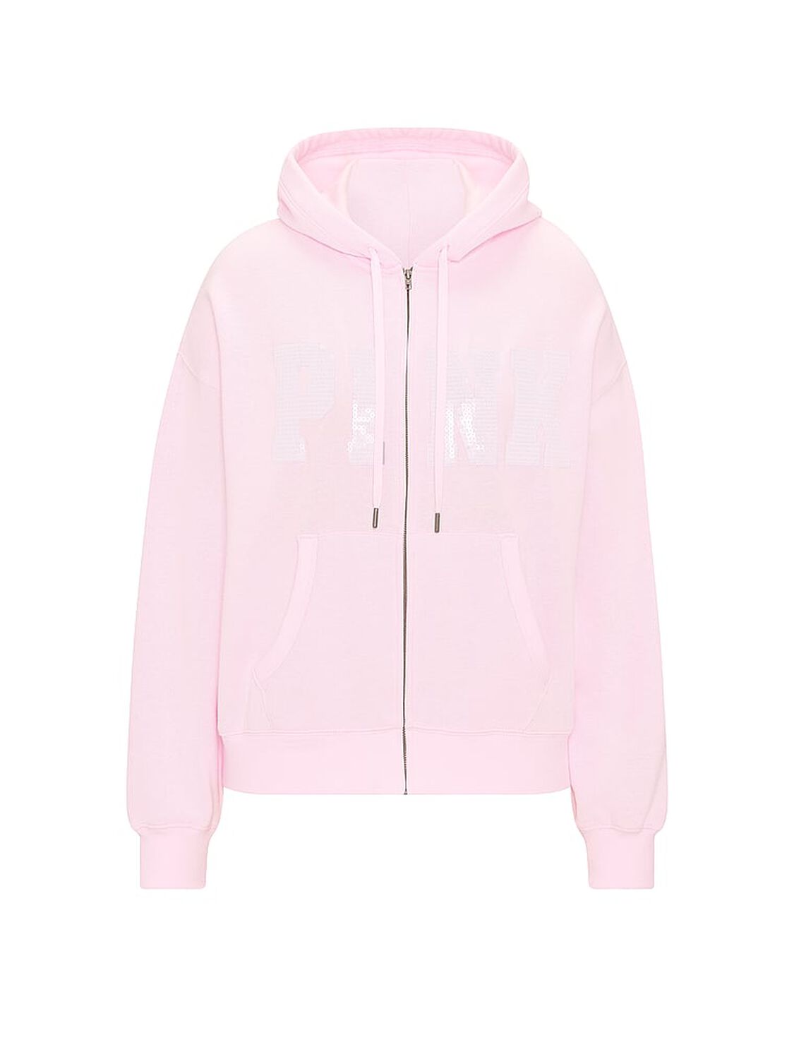 vs Pink Campus Fleece&trade; Full-Zip Hoodie Pink Tulip 3 of 3 