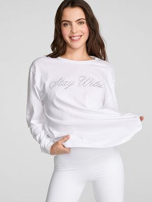 Campus Cotton Long-Sleeve Tee