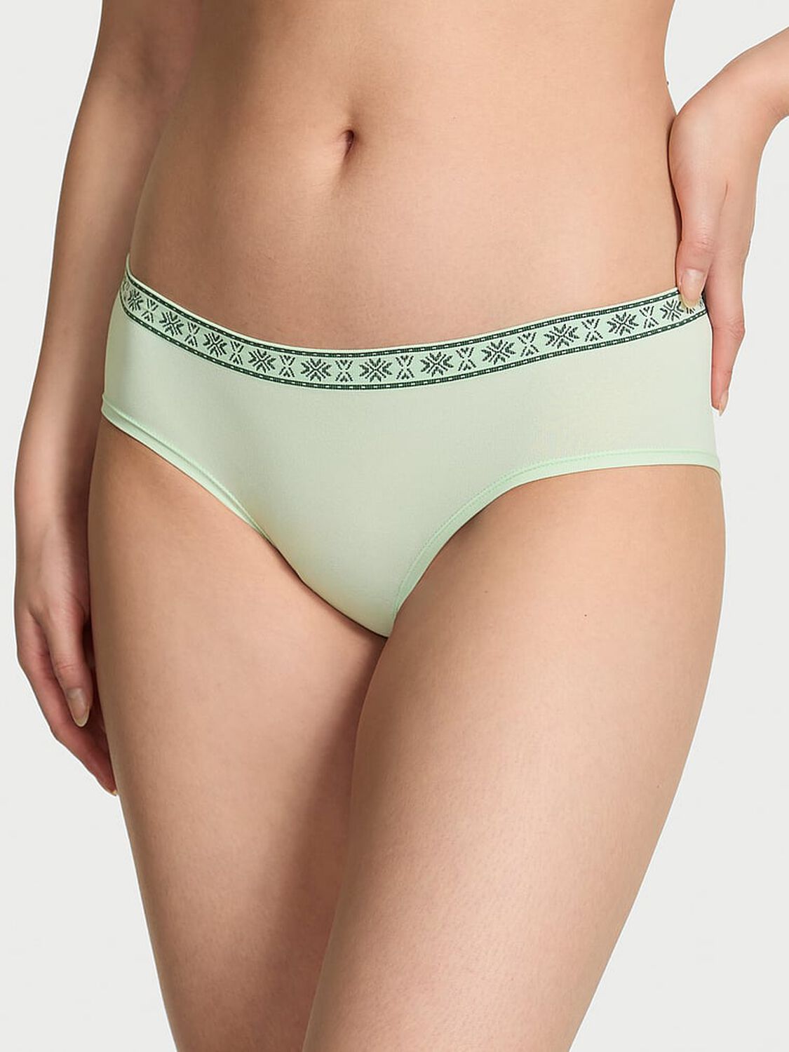 vs Pink Seamless Hiphugger Panty Mint 1 of 2 