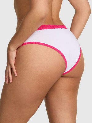 Cotton Lace-Trim Cheeky Panty