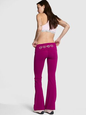 All-Day Cotton&trade; Foldover Flare Leggings